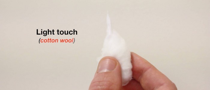 Light touch sensation wool