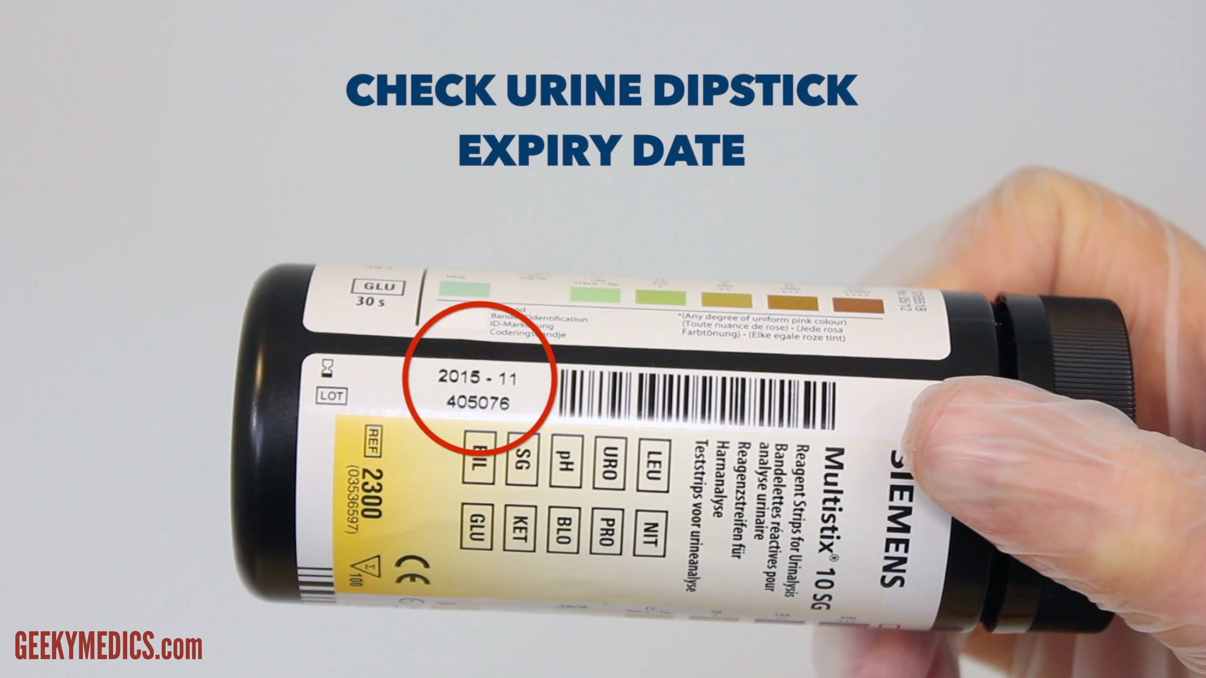 Urine Dipstick Chart