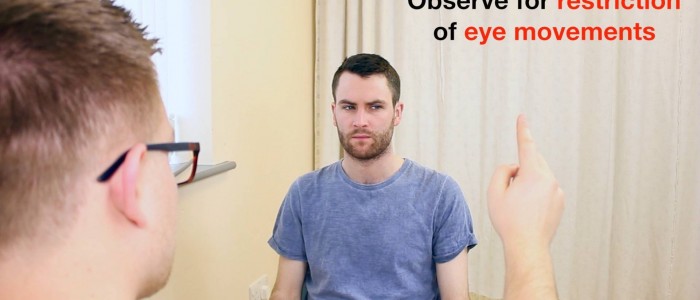 Assess eye movement