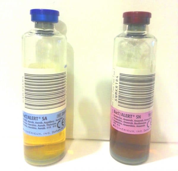 Blood culture blood bottles