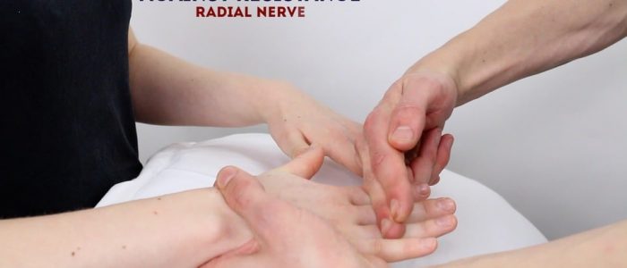 Finger extension against resistance (radial nerve)