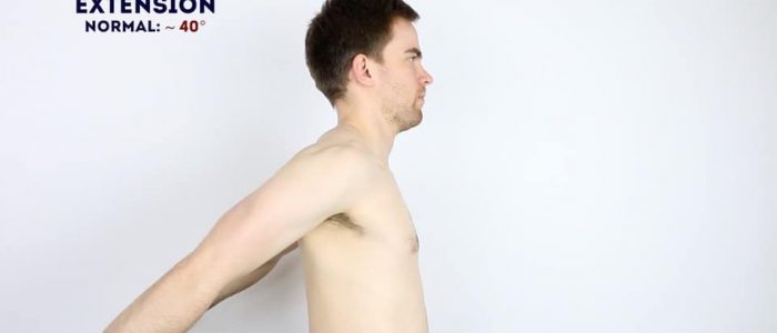 Active shoulder extension