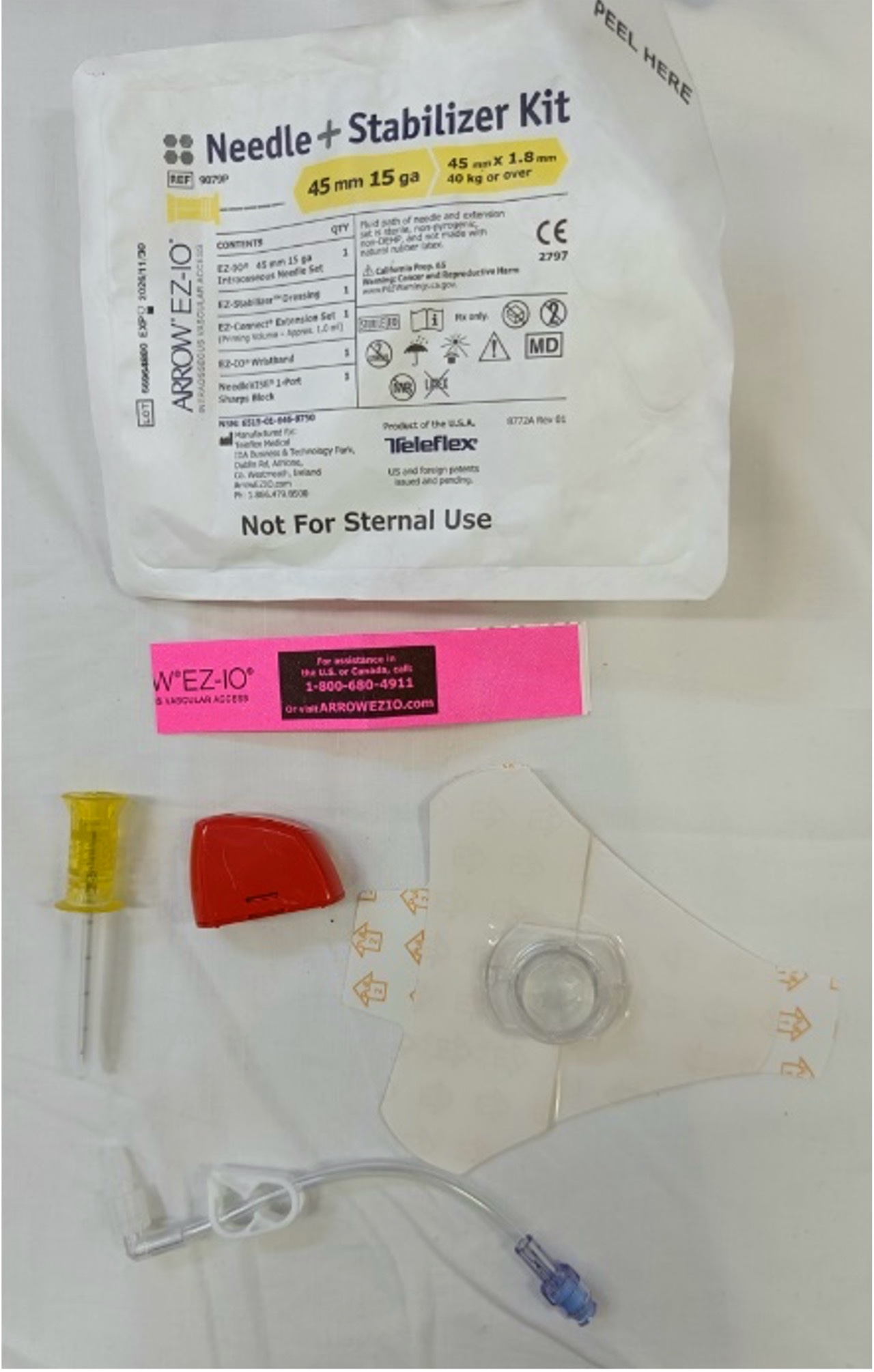 EZ IO intraosseous needle kit