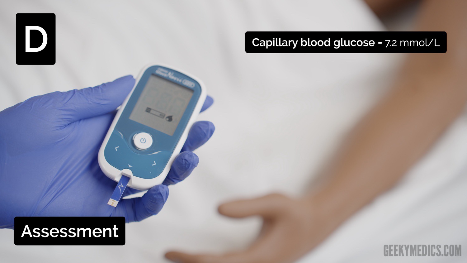 Consider measuring capillary blood glucose