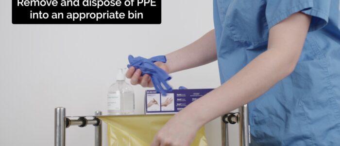 Dispose of PPE