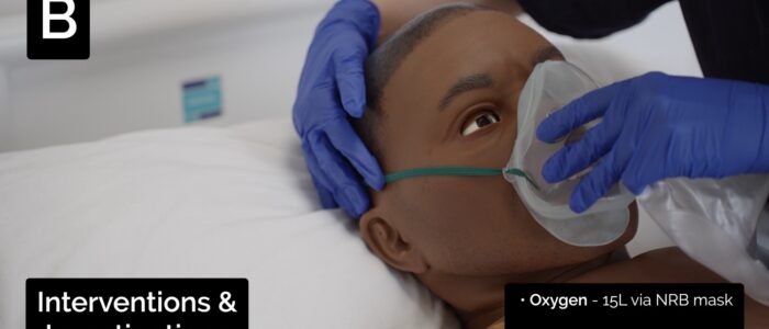 Administer oxygen to hypoxic patients