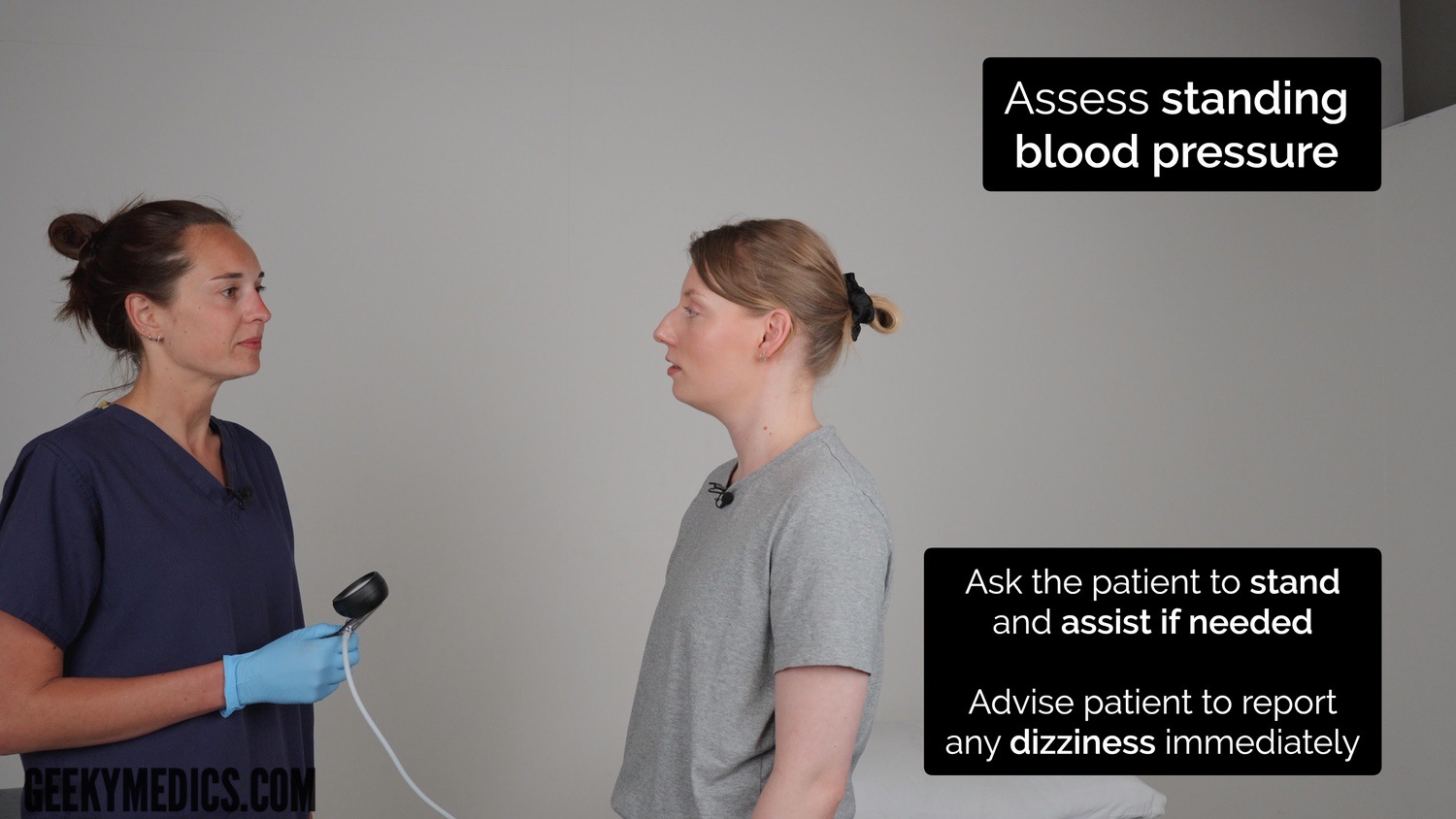 Teaching Chris How to Take a Manual Blood Pressure