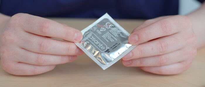 Condom counselling - inspect the packaging