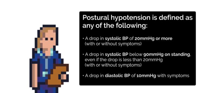Definition of postural hypotension