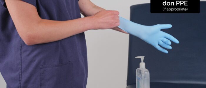 Blood pressure measurement - wash hands