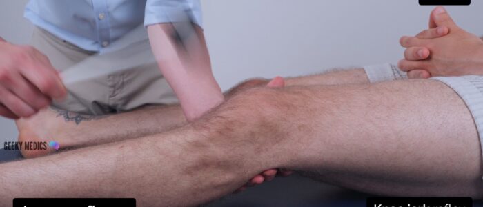 Lower limb neurological examination - Knee-jerk reflex (L3/4)